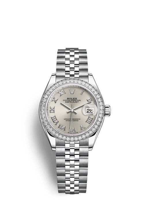 Rolex Lady-Datejust 28 Oystersteel and 18k White Gold 279384RBR-0009