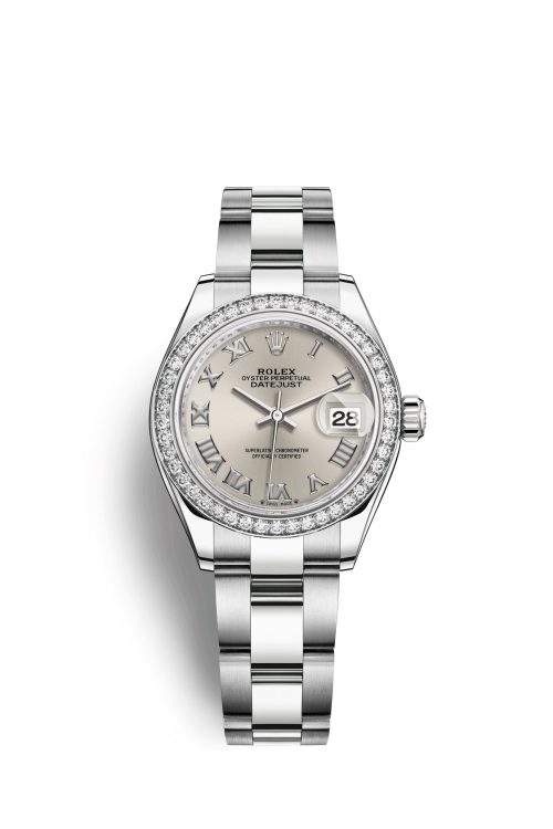 Rolex Lady-Datejust 28 Oystersteel and 18k White Gold 279384RBR-0010