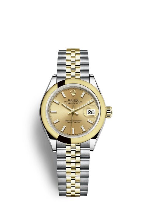 Rolex Lady-Datejust 28 Oystersteel and 18k Yellow Gold 279163-0001
