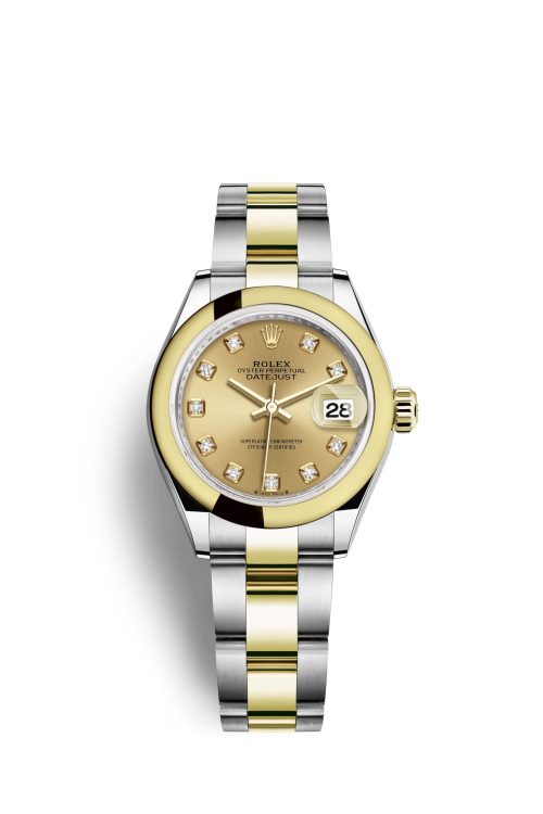 Rolex Lady-Datejust 28 Oystersteel and 18k Yellow Gold 279163-0012