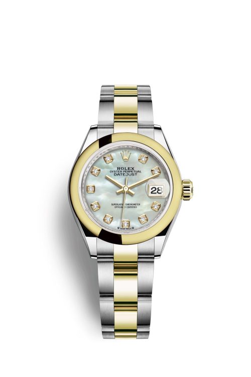 Rolex Lady-Datejust 28 Oystersteel and 18k Yellow Gold 279163-0014