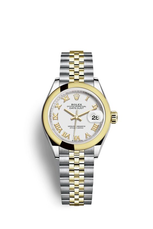 Rolex Lady-Datejust 28 Oystersteel and 18k Yellow Gold 279163-0023