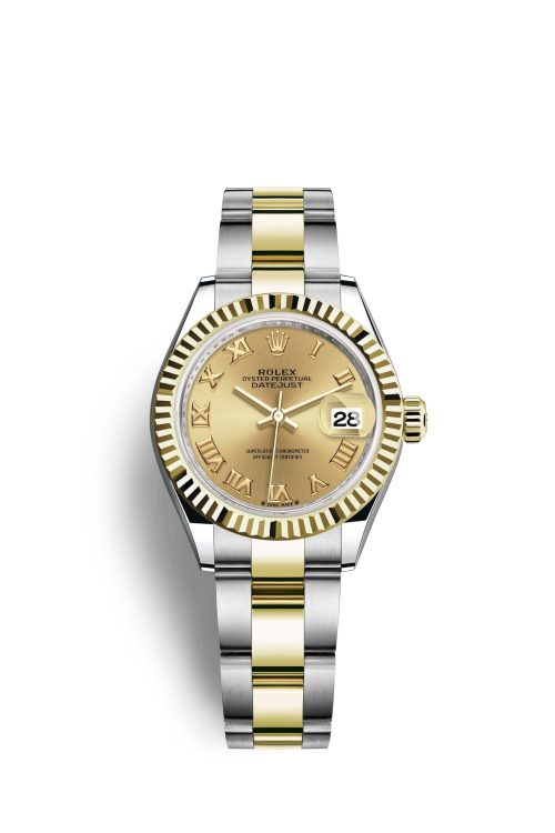 Rolex Lady-Datejust 28 Oystersteel and 18k Yellow Gold 279173-0010