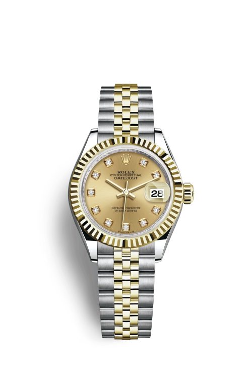 Rolex Lady-Datejust 28 Oystersteel and 18k Yellow Gold 279173-0011