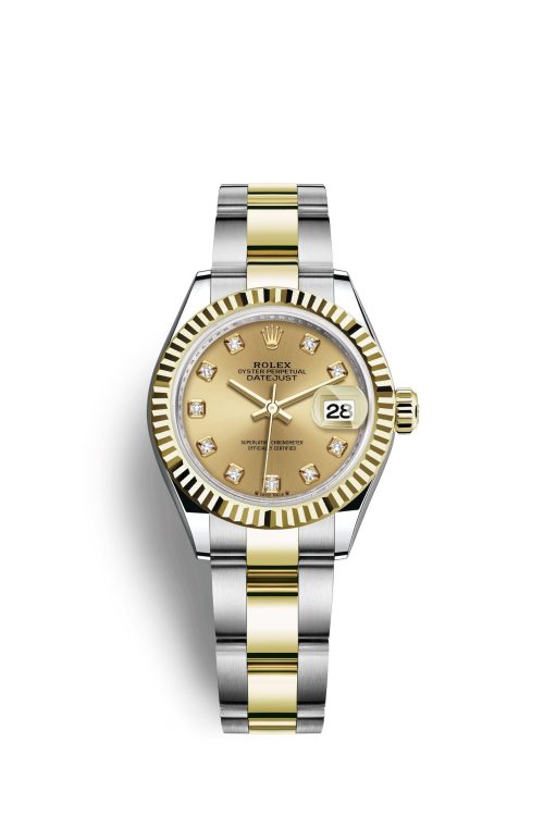 Rolex Lady-Datejust 28 Oystersteel and 18k Yellow Gold 279173-0012