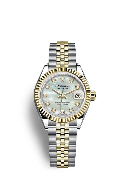 Rolex Lady-Datejust 28 Oystersteel and 18k Yellow Gold 279173-0013