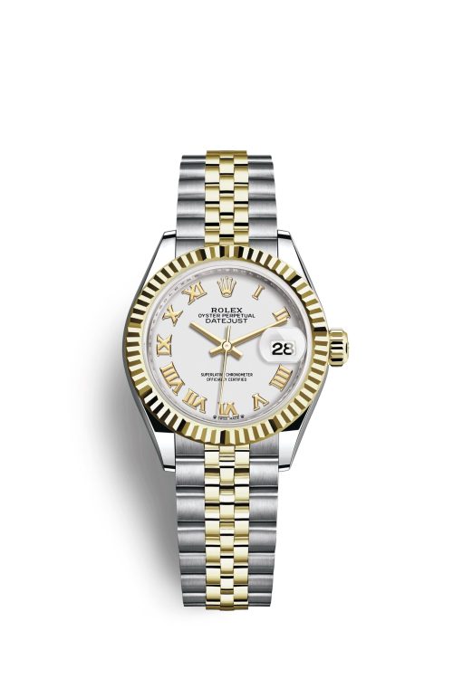 Rolex Lady-Datejust 28 Oystersteel and 18k Yellow Gold 279173-0023