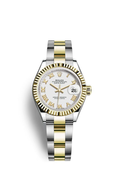 Rolex Lady-Datejust 28 Oystersteel and 18k Yellow Gold 279173-0024