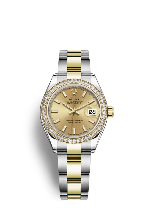 Rolex Lady-Datejust 28 Oystersteel and 18k Yellow Gold 279383RBR-0002