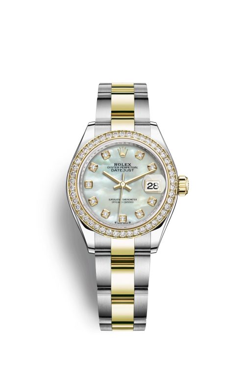 Rolex Lady-Datejust 28 Oystersteel and 18k Yellow Gold 279383RBR-0020