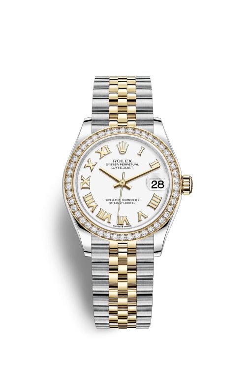 Rolex Lady-Datejust 28 Oystersteel and 18k Yellow Gold 279383RBR-0023