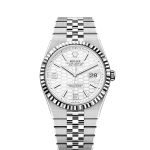 Rolex Land-Dweller 40 Oystersteel and 18k White Gold Intense white dial Fluted Flat Jubilee Ref 127334-0001 127334-0001-1.jpg
