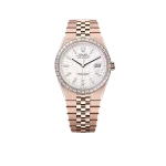 Rolex Land-Dweller Oyster 40mm Everosegold Diamonds Intense White Honeycomb Motif Dial 127385TBR-0003 40mm-1.jpg