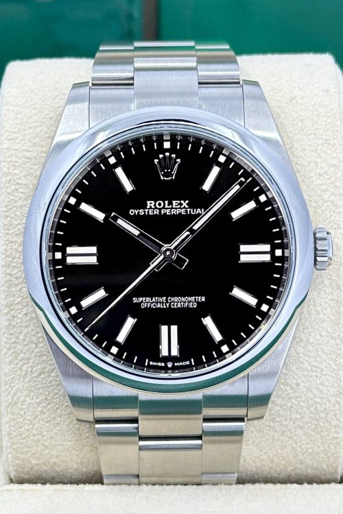 Rolex Oyster Perpetual No Date Oysterteel 41mm 124300-0002