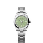 Rolex Oyster Perpetual Oystersteel 31mm Pistachio-green dial Domed Oyster Ref 277200-0012 277200-0012-1.jpg