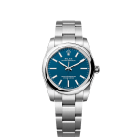 Rolex Oyster Perpetual Oystersteel 34mm Blue dial Domed Oyster Ref 124200-0011 124200-0011-1.jpg