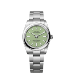 Rolex Oyster Perpetual Oystersteel 34mm Pistachio-green dial Domed Oyster Ref 124200-0006 124200-0006-1.jpg