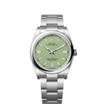 Rolex Oyster Perpetual Oystersteel 36mm Pistachio-green dial Domed Oyster Ref 126000-0011 126000-0011-1.jpg