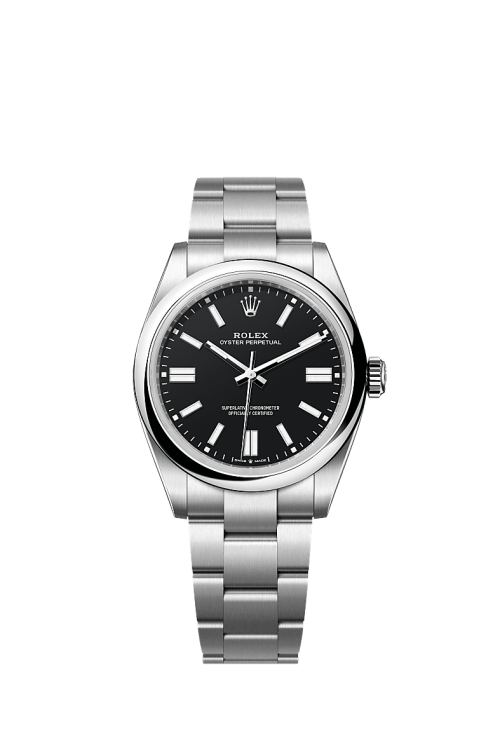 Rolex Oyster Perpetual Oystersteel 41mm Black dial Domed Oyster 134300-0008