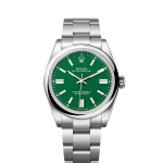 Rolex Oyster Perpetual Oystersteel 41mm Green dial Domed Oyster Ref 134300-0004 134300-0004-1.jpg