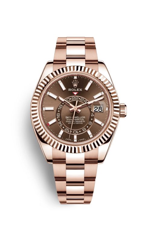 Rolex Sky-Dweller 42mm 18k Everose Gold 326935-0006