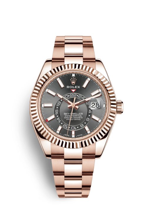 Rolex Sky-Dweller 42mm 18k Everose Gold 326935-0007