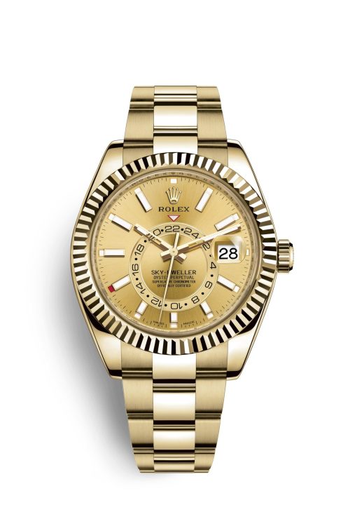 Rolex Sky-Dweller 42mm 18k Yellow Gold 326938-0003