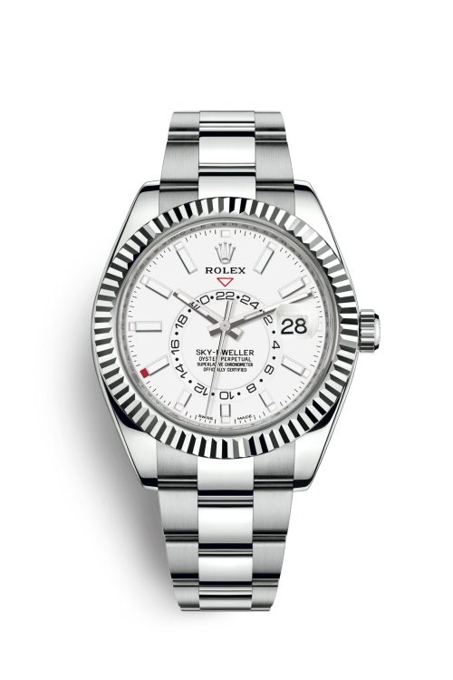 Rolex Sky-Dweller 42mm Oystersteel and 18k White Gold 326934-0001