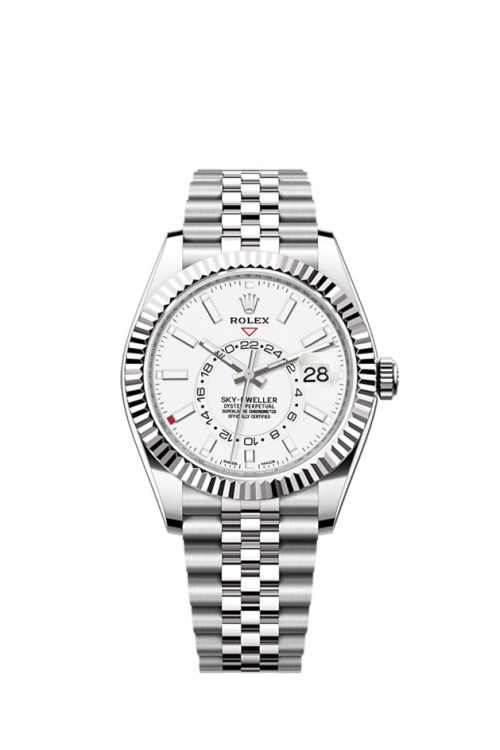 Rolex Sky-Dweller 42mm Oystersteel and 18k White Gold 326934-0002