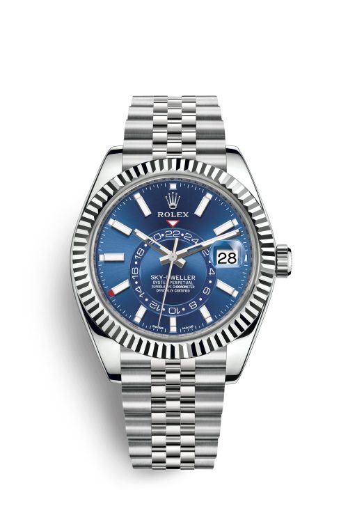 Rolex Sky-Dweller 42mm Oystersteel and 18k White Gold 326934-0004