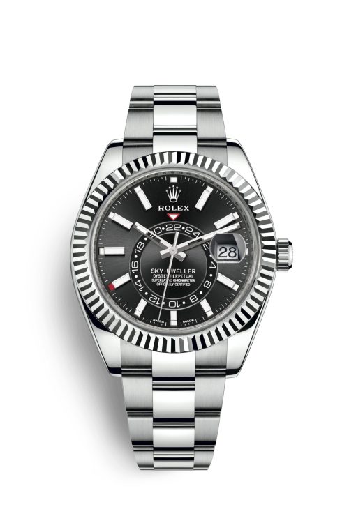 Rolex Sky-Dweller 42mm Oystersteel and 18k White Gold 326934-0005