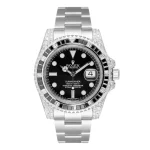 Rolex Submariner Date Silver Black Diamond 40mm Ref116610LN 116610LN-2.jpg