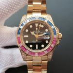 Rolex Submariner Golden Blue Red Diamond Black Dial 40mm 40mm-2.jpg