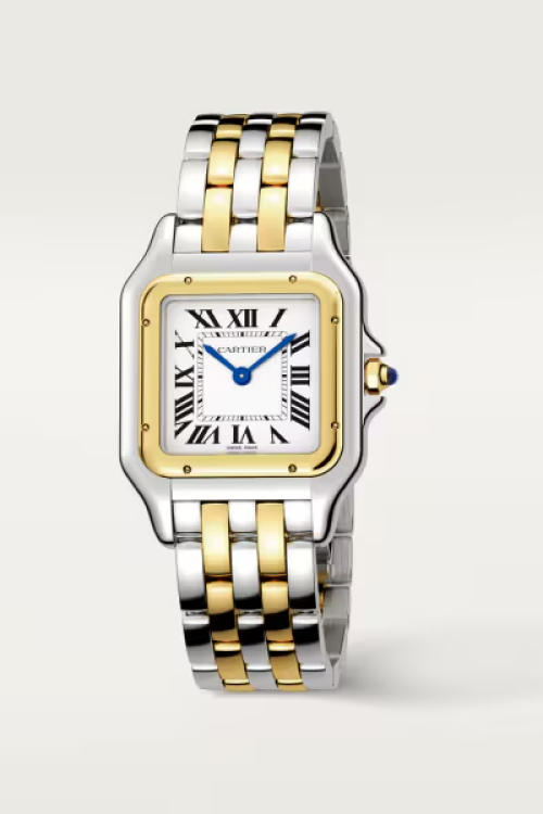 Cartier Panthère de Cartier, Stainless Steel, 18k Yellow Gold, 29mm x 37mm W2PN0007