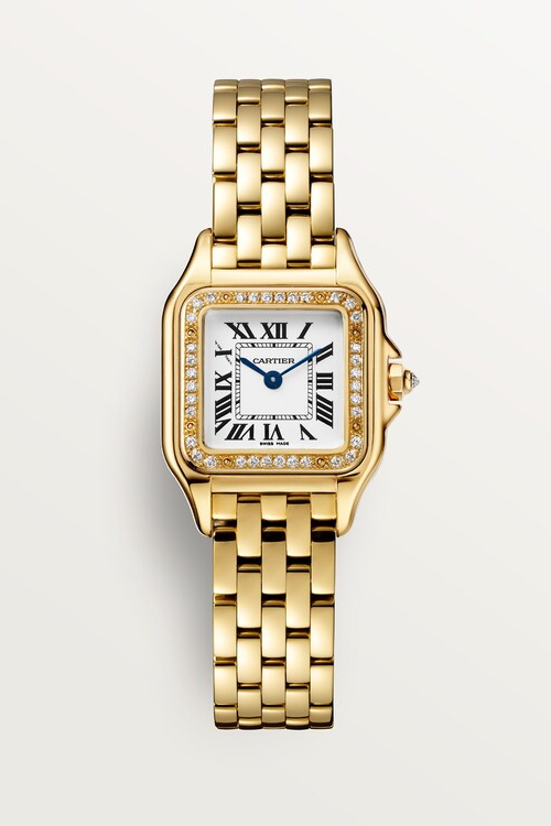 Cartier Panthère de Cartier Small, 18k Yellow Gold, Diamonds, 22mm x 30mm WJPN0067